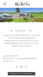 Mobile Screenshot of abbeyroadfarm.com